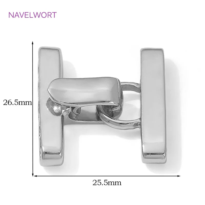 Multi Strands Necklace Clasp 18K Gold Plated Pearl Clasps Connector,Brass Fastener Closure Lock Clasps,DIY Jewelry Accessories