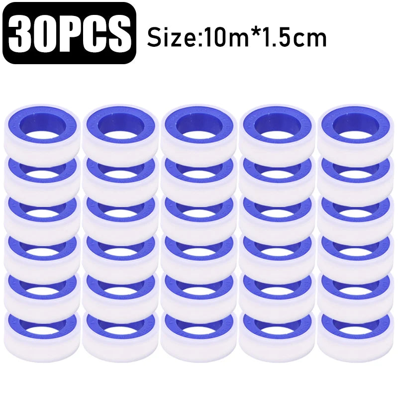 Water Pipe Stop Leaks Sealing Tape Sink Drain Pipe Thread Duct Tapes Plumbing Fitting Repair Tool Waterproof PTFE Sealant Tape