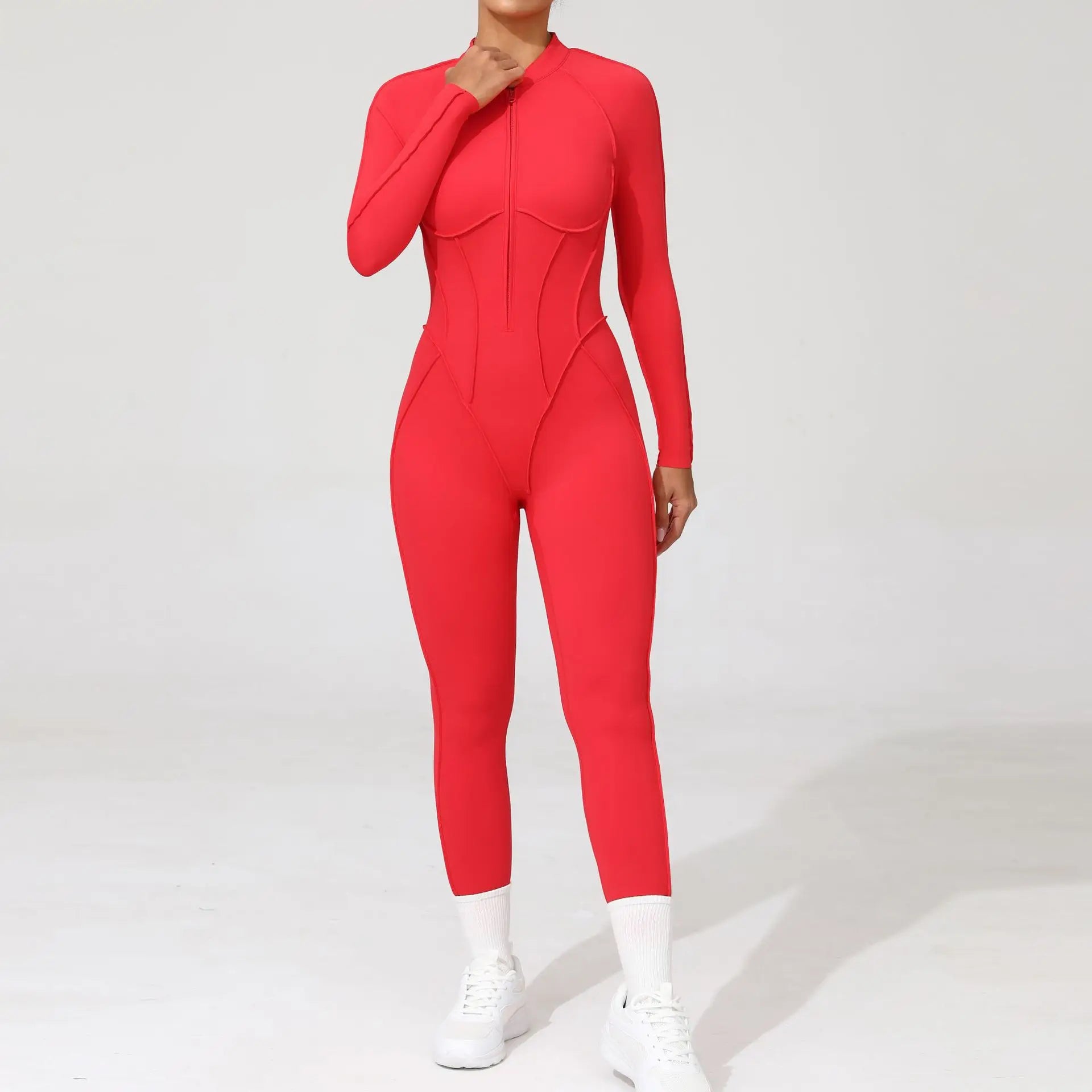 Pad Zipper Hollow out Yoga Set Short Sleeve Fitness Women One Piece Jumpsuit Legging Sleek Catsuit Gym Pant Active Wear XP83