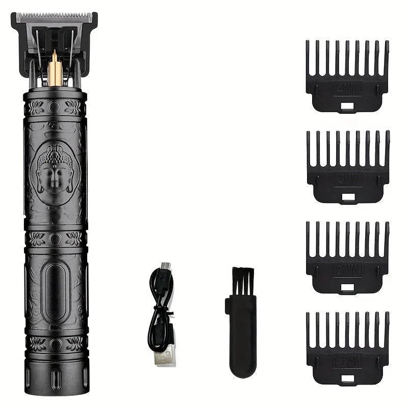 Professional Wireless Hair Clipper for Men Trimmer Set Beard Grooming Kit Precision Cutter Easy Use hair clipper limit comb