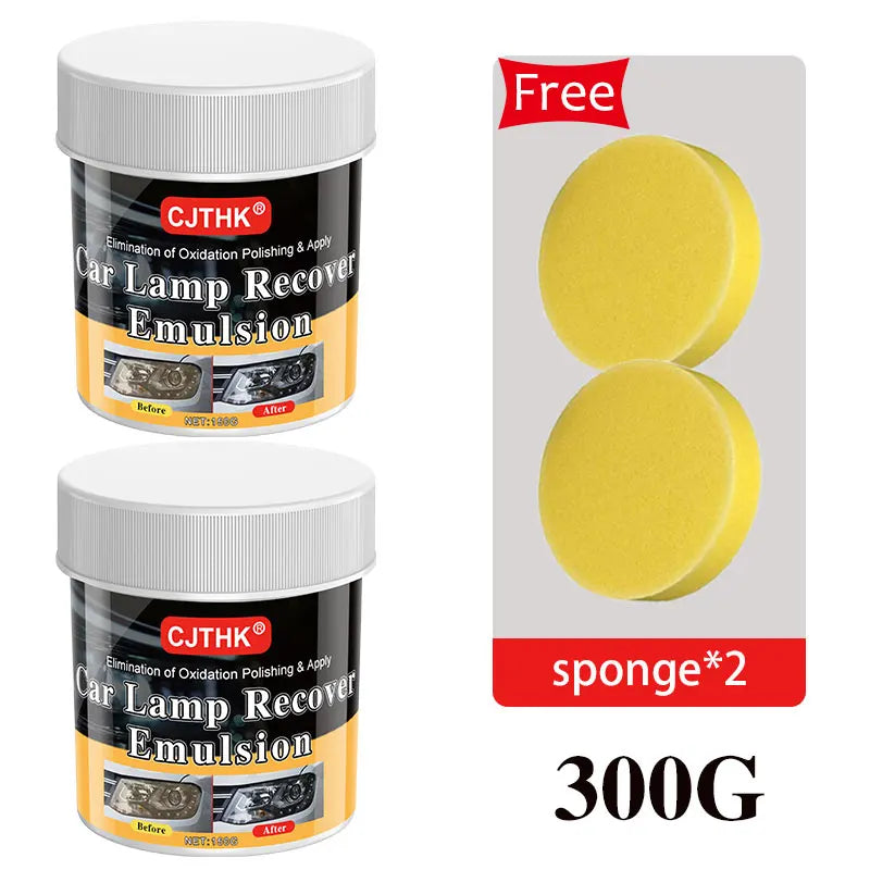 Car Headlight Restoration Polishing Headlamp Scratch Remover Repair Cleaning Paste Remove Oxidation Headlight Polish Liquid