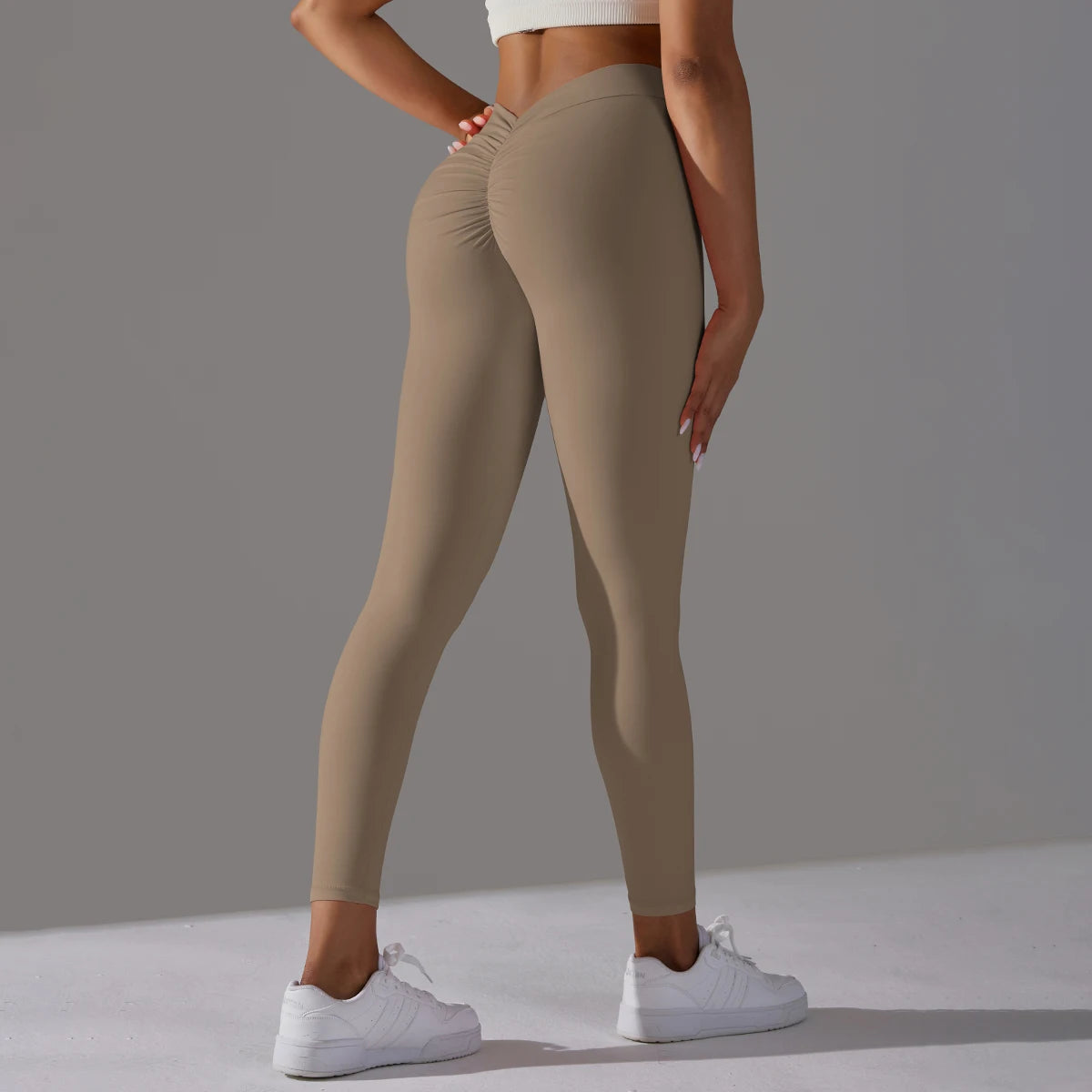 Yoga Leggings Back V Butt Sexy Leggings Women Yoga Pants Fitness Workout Gym Running Leggings High Waist Active Wear Tight Pants
