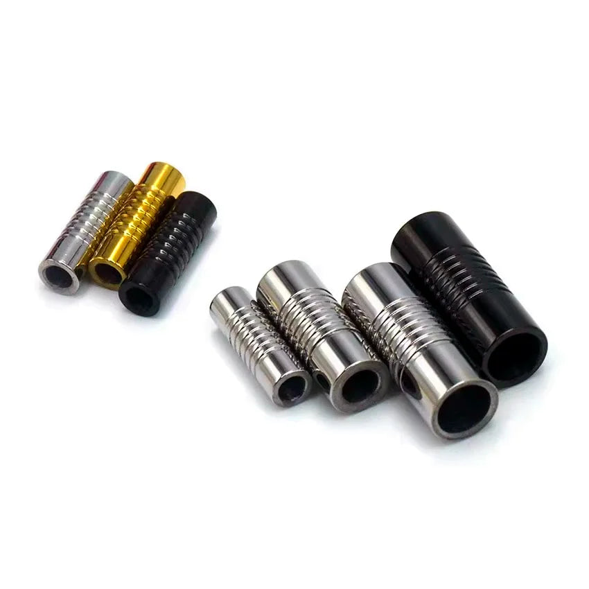 5pcs Stainless Steel 3mm 4mm 6mm Magnetic Clasp For Diy Connector Leather Bracelets Rope CharmsBuckle Jewelry Making Accessories