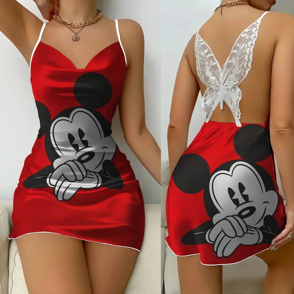 Fancy Nightgown Woman Night Female Underwear Babydoll Dress Mini Plus Size Women Lingerie for Relationship Sexy Sleep Wear 2024