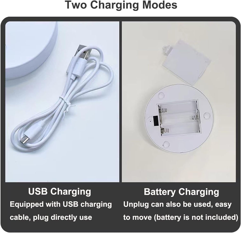 3d Moving Sand Art Picture Desk Lamp, 360° Rotating Hourglass Lights, RGB Color Changing Table Lamp,Sand Art Liquid Motion Colorful Creative Sea 3d Glass Quicksand Painting Night Light(Blue)