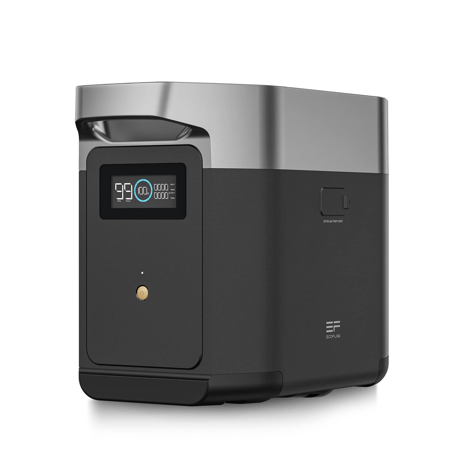 EF ECOFLOW Portable Power Station DELTA 2, 1024Wh LiFePO4 (LFP) Battery, 1800W AC/100W USB-C Output, Solar Generator(Solar Panel Optional) for Home Backup Power, Camping & RVs