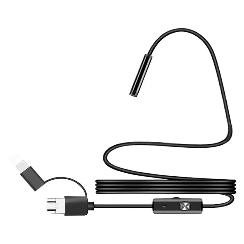 Endoscope Camera With Light Camera Snake IP67 Waterproof USB Borescope Inspection Tool For Car maintenance inspection Plumbing