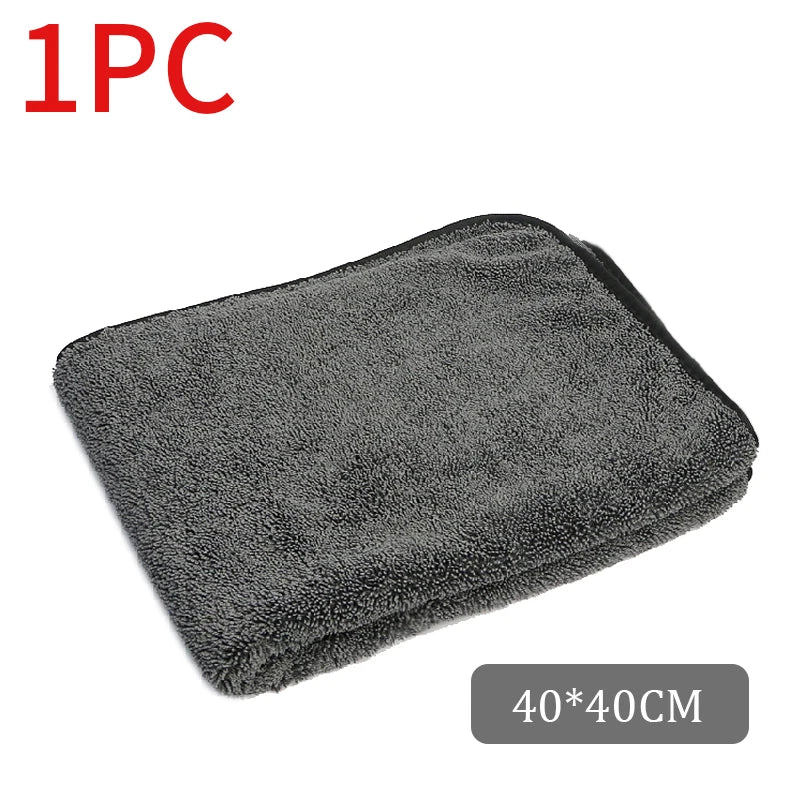 Professional Car Cleaning Towel Thickened Ultrafine Fiber 600GSM Car Washing Accessories Quick Drying Cloth Not Damaging the Car