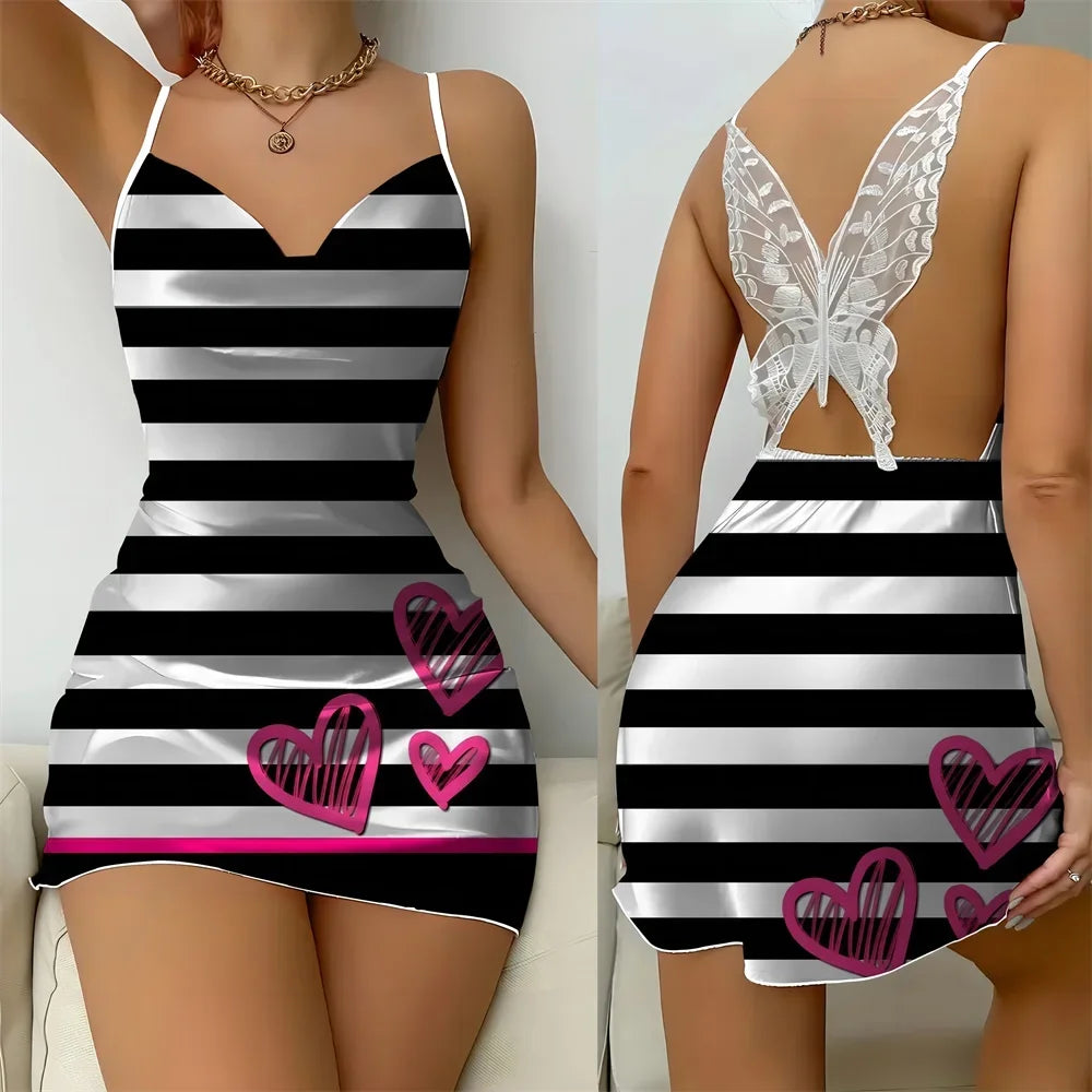 Fancy Nightgown Woman Night Female Underwear Babydoll Dress Mini Plus Size Women Lingerie for Relationship Sexy Sleep Wear 2024