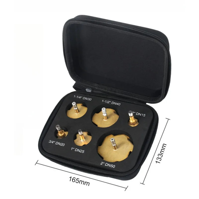 Titanium Plated Lifting Drill New Three Blade PPR Water Pipe Repair Drill Bit Precise Limit Opening Hole Drilling Hydraulic Tool