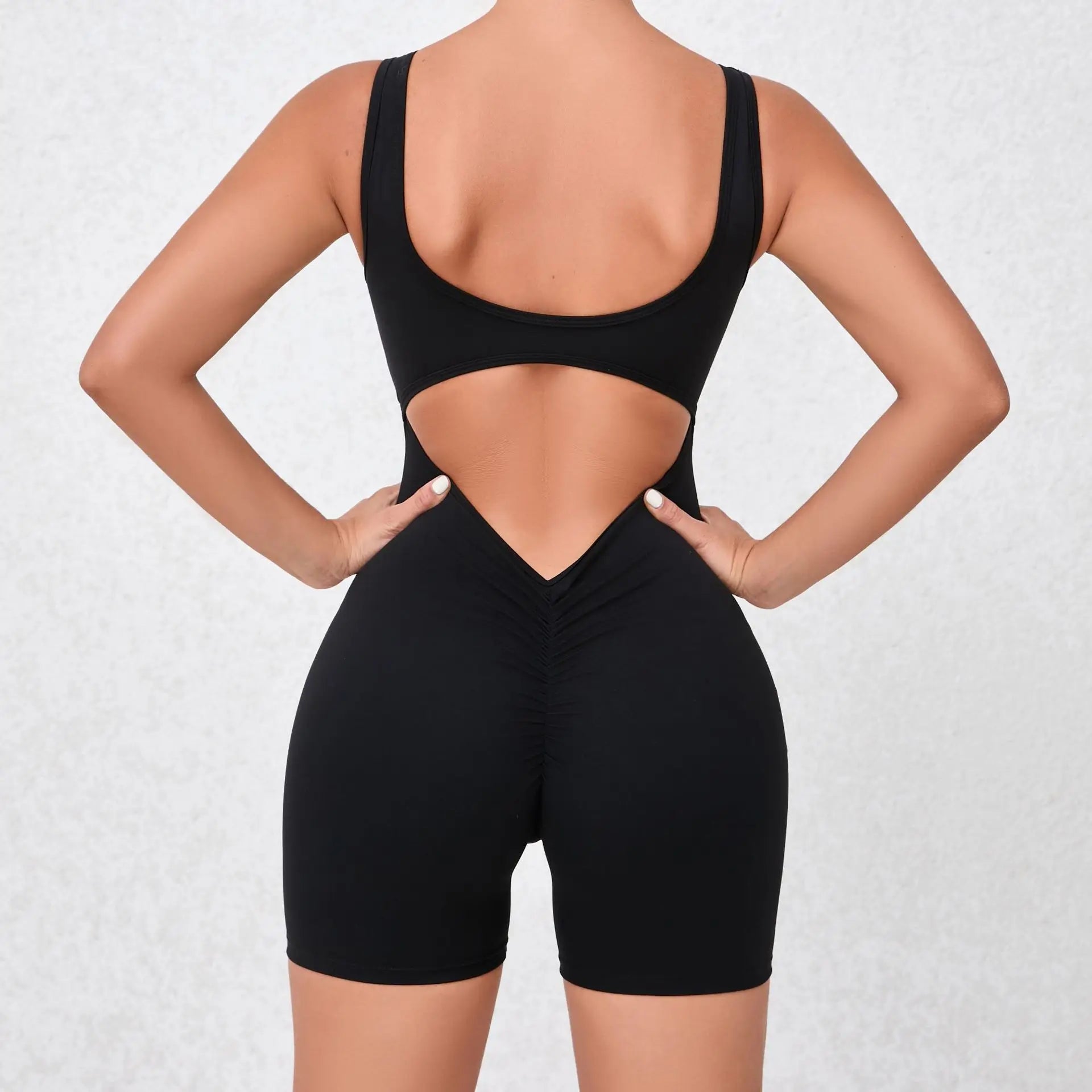 XS-XL New Pad Women Gym Yoga Set Sports Rompers Sexy Back Fitness Workout Pant Flare Leggings One Piece Jumpsuit Active Wear