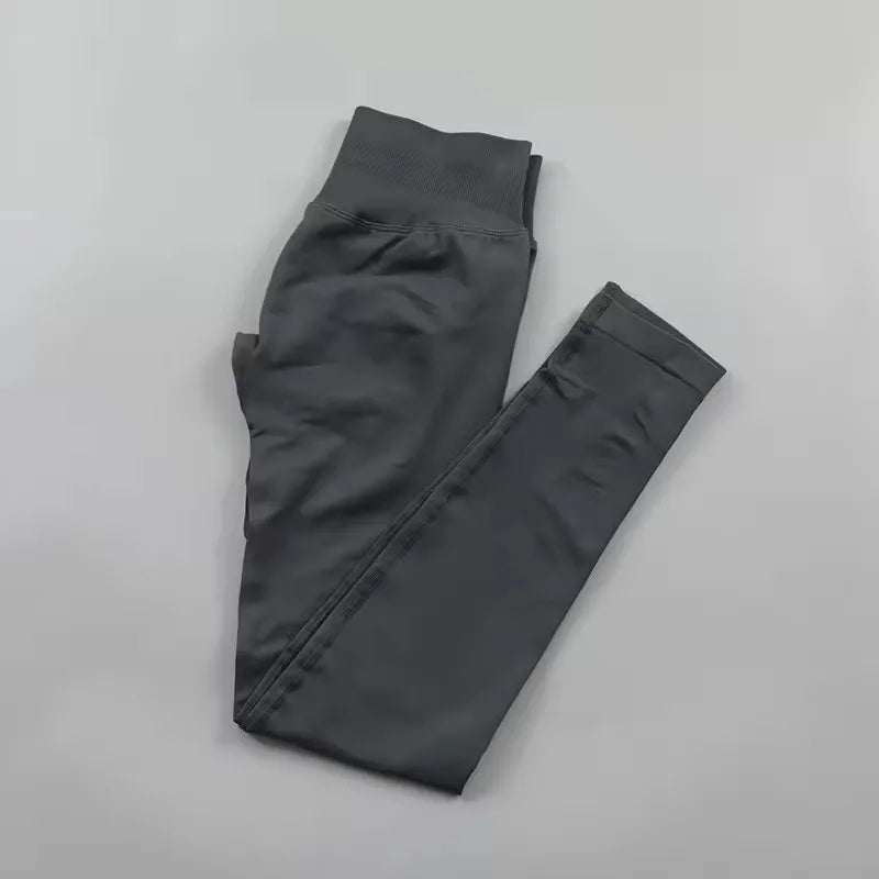 Impact Leggings Women Scrunch Butt Seamless Yoga Pants Workout Gym Leggings Ribbed Low Waist Fitness Butt Lifting Sports Tights