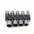9pcs 5mm-13mm Hex Socket Set Nut Driver Screwdriver Bits Sleeve Nozzles Schroevendraaier Tools Socket Wrenches for DIY Repair