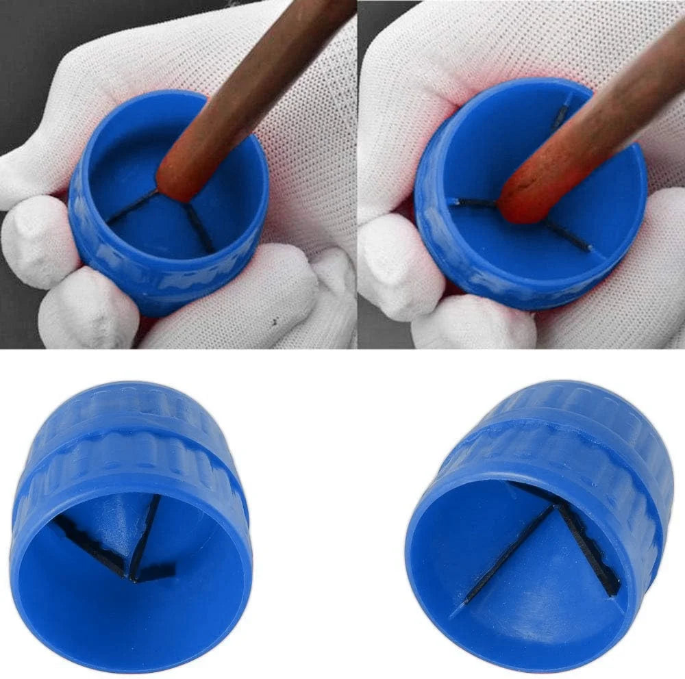 Inner-Outer Pipe Reamer,Acrylic Tubing Chamfer Tool for PVC/PPR/Copper/Brass/Aluminum Tubes Heavy Duty Deburring Tools