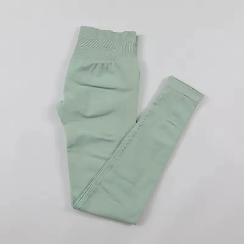 Impact Leggings Women Scrunch Butt Seamless Yoga Pants Workout Gym Leggings Ribbed Low Waist Fitness Butt Lifting Sports Tights