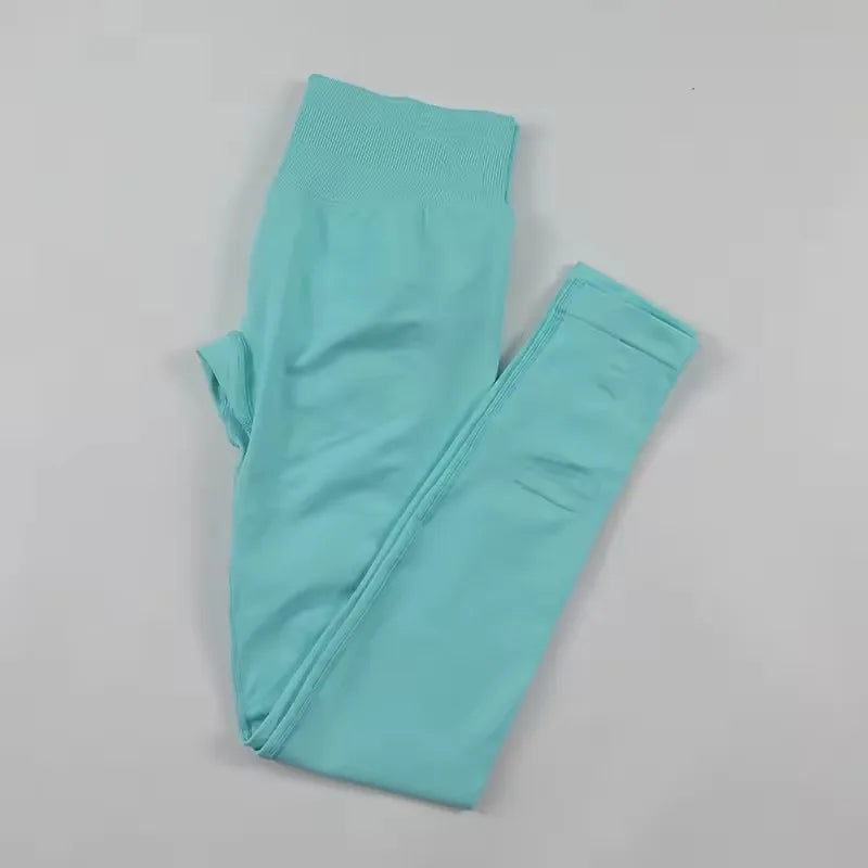 Impact Leggings Women Scrunch Butt Seamless Yoga Pants Workout Gym Leggings Ribbed Low Waist Fitness Butt Lifting Sports Tights