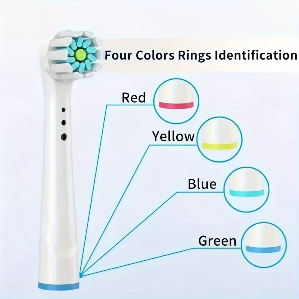 4/12/16Pcs Replacement Toothbrush Heads Compatible with Oral-B Braun Professional Electric Toothbrush Heads Brush Heads