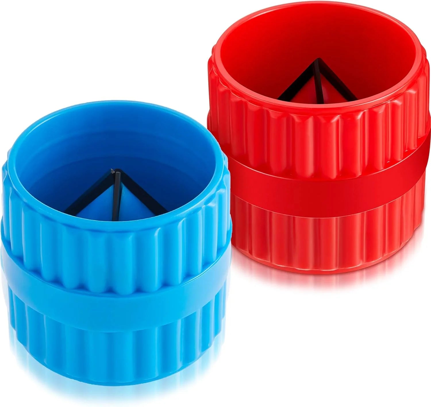 Inner-Outer Pipe Reamer,Acrylic Tubing Chamfer Tool for PVC/PPR/Copper/Brass/Aluminum Tubes Heavy Duty Deburring Tools