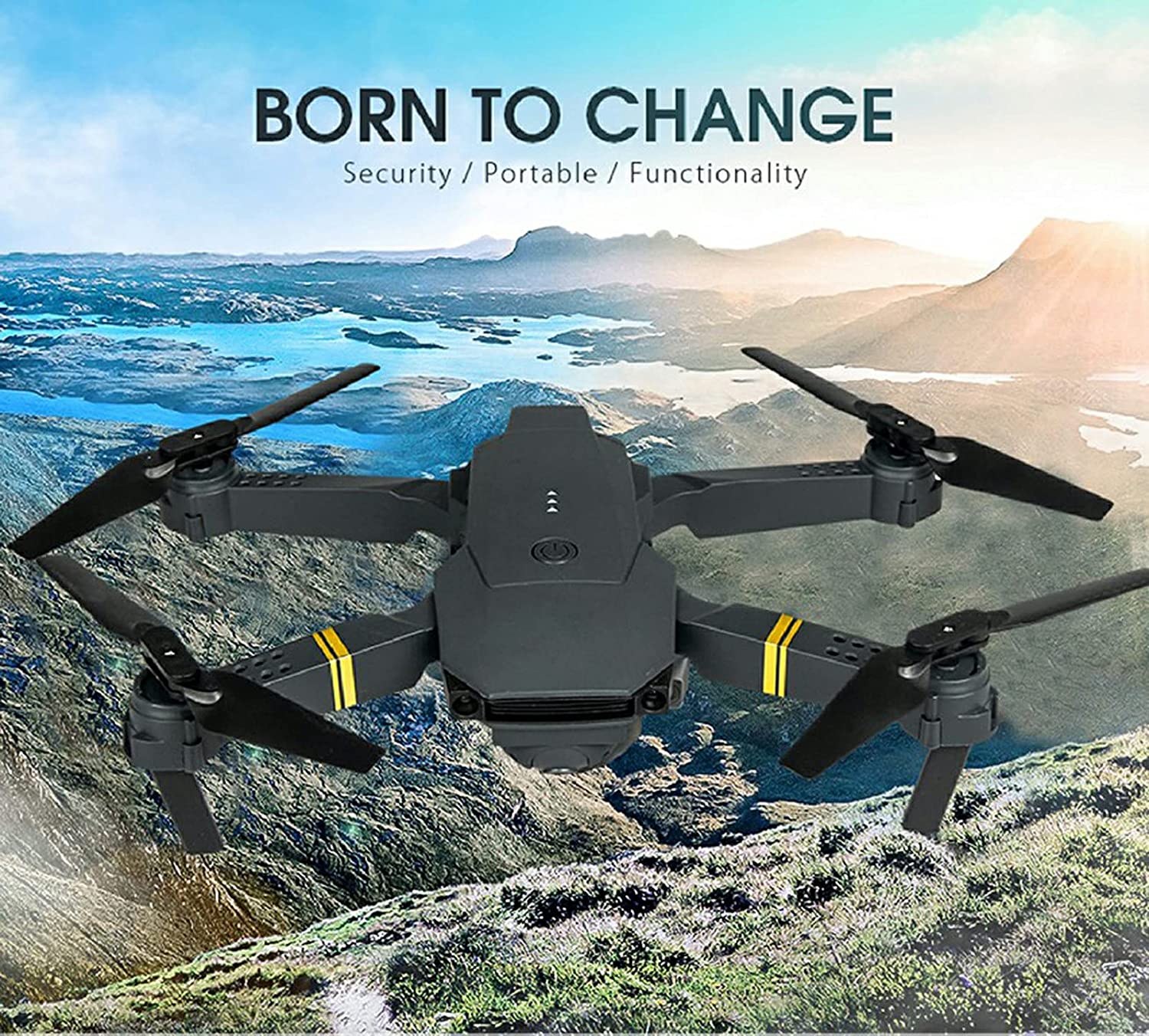 4K Drone with Dual Camera - Foldable FPV Quadcopter