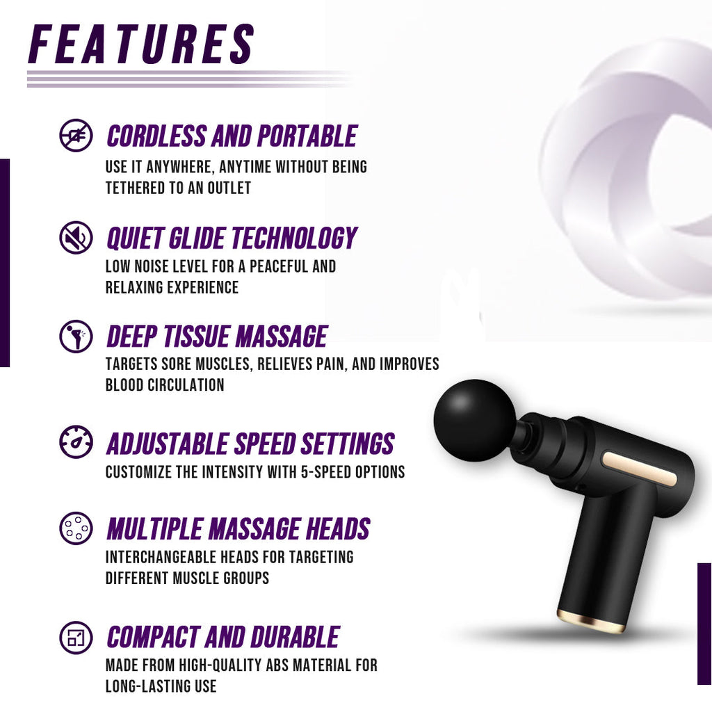 Muscle Massage Gun - Deep Tissue Percussion Massager
