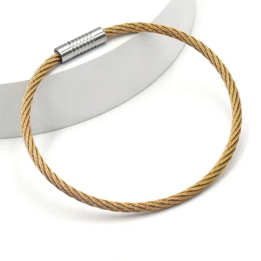 5pcs Stainless Steel 3mm 4mm 6mm Magnetic Clasp For Diy Connector Leather Bracelets Rope CharmsBuckle Jewelry Making Accessories