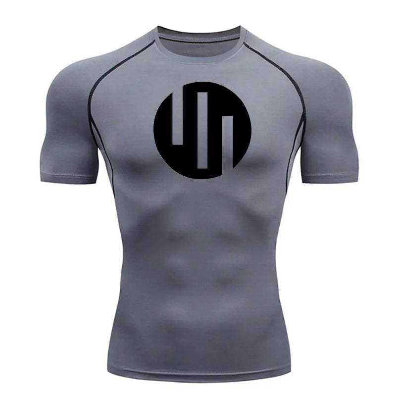 Men's Compression Shirts Long Sleeve Workout Gym T-Shirt Running Top Cool Dry Sports Baselayer Undershirts Sun Protection Skin