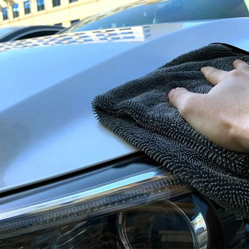 Professional Car Cleaning Towel Thickened Ultrafine Fiber 600GSM Car Washing Accessories Quick Drying Cloth Not Damaging the Car