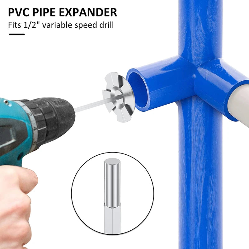 1-3 Inch Reamer Tool Plumbing Fitting Saver Bit Socket Saver For 1/2" Speed Power Drill Inside Pipe Cutter For ABS PVC Pipe