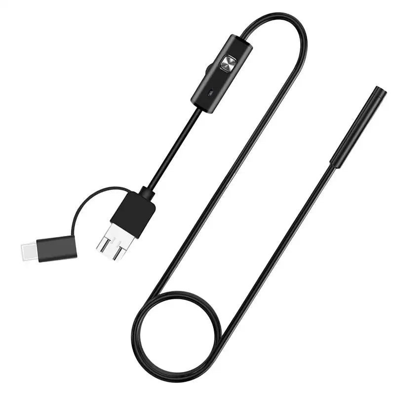 Endoscope Camera With Light Camera Snake IP67 Waterproof USB Borescope Inspection Tool For Car maintenance inspection Plumbing