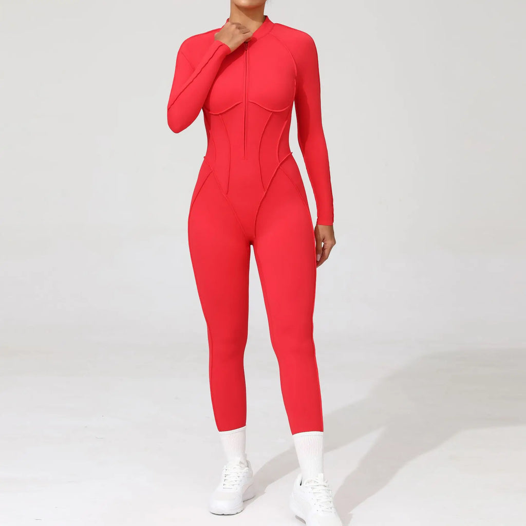 Pad Zipper Hollow out Yoga Set Short Sleeve Fitness Women One Piece Jumpsuit Legging Sleek Catsuit Gym Pant Active Wear XP83