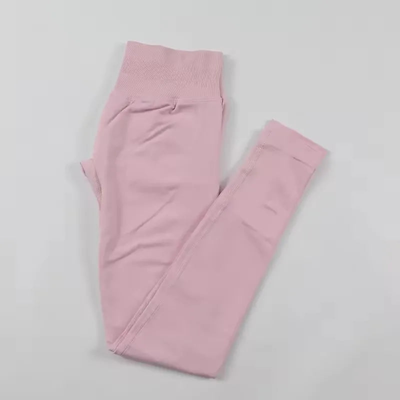 Impact Leggings Women Scrunch Butt Seamless Yoga Pants Workout Gym Leggings Ribbed Low Waist Fitness Butt Lifting Sports Tights