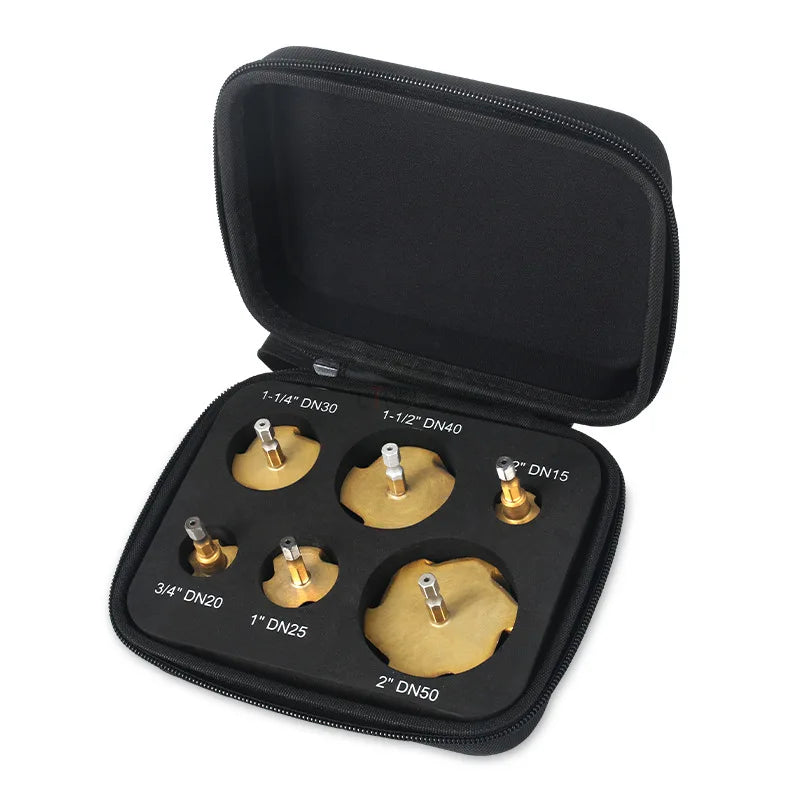 Titanium Plated Lifting Drill New Three Blade PPR Water Pipe Repair Drill Bit Precise Limit Opening Hole Drilling Hydraulic Tool