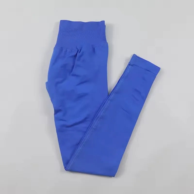 Impact Leggings Women Scrunch Butt Seamless Yoga Pants Workout Gym Leggings Ribbed Low Waist Fitness Butt Lifting Sports Tights