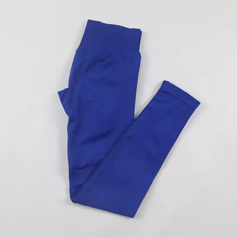 Impact Leggings Women Scrunch Butt Seamless Yoga Pants Workout Gym Leggings Ribbed Low Waist Fitness Butt Lifting Sports Tights