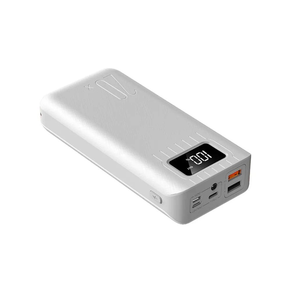 20000mAh Power Bank - Dual USB Portable Charger with LED Flashlight
