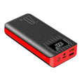 20000mAh Power Bank - Dual USB Portable Charger with LED Flashlight